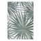 World Rug Gallery Tropical Leaves Nature Inspired Indoor/Outdoor Area Rug 5' x 7' Green 4030GREEN5X7 - alternate 3